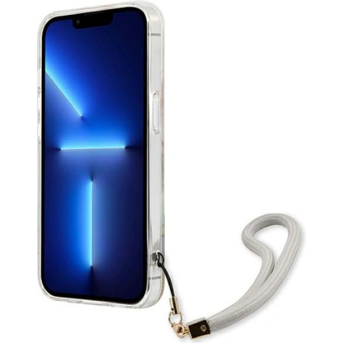 Etui Guess GUHCP13SHFLSU Apple iPhone 13 mini fioletowy/purple hardcase Flower Strap