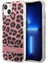 Etui Guess GUHCP13SHSLEOP Apple iPhone 13 mini růžový/pink hardcase Leopard
