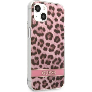 Hurtownia GSM - Case Guess GUHCP13SHSLEOP Apple iPhone 13 mini rosa/pink Hartschale Leopard - GUE1777PNK - {ean13} - Hurt