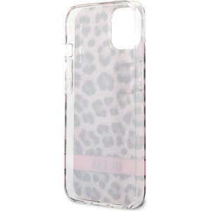 Hurtownia GSM - Case Guess GUHCP13SHSLEOP Apple iPhone 13 mini rosa/pink Hartschale Leopard - GUE1777PNK - {ean13} - Hurt