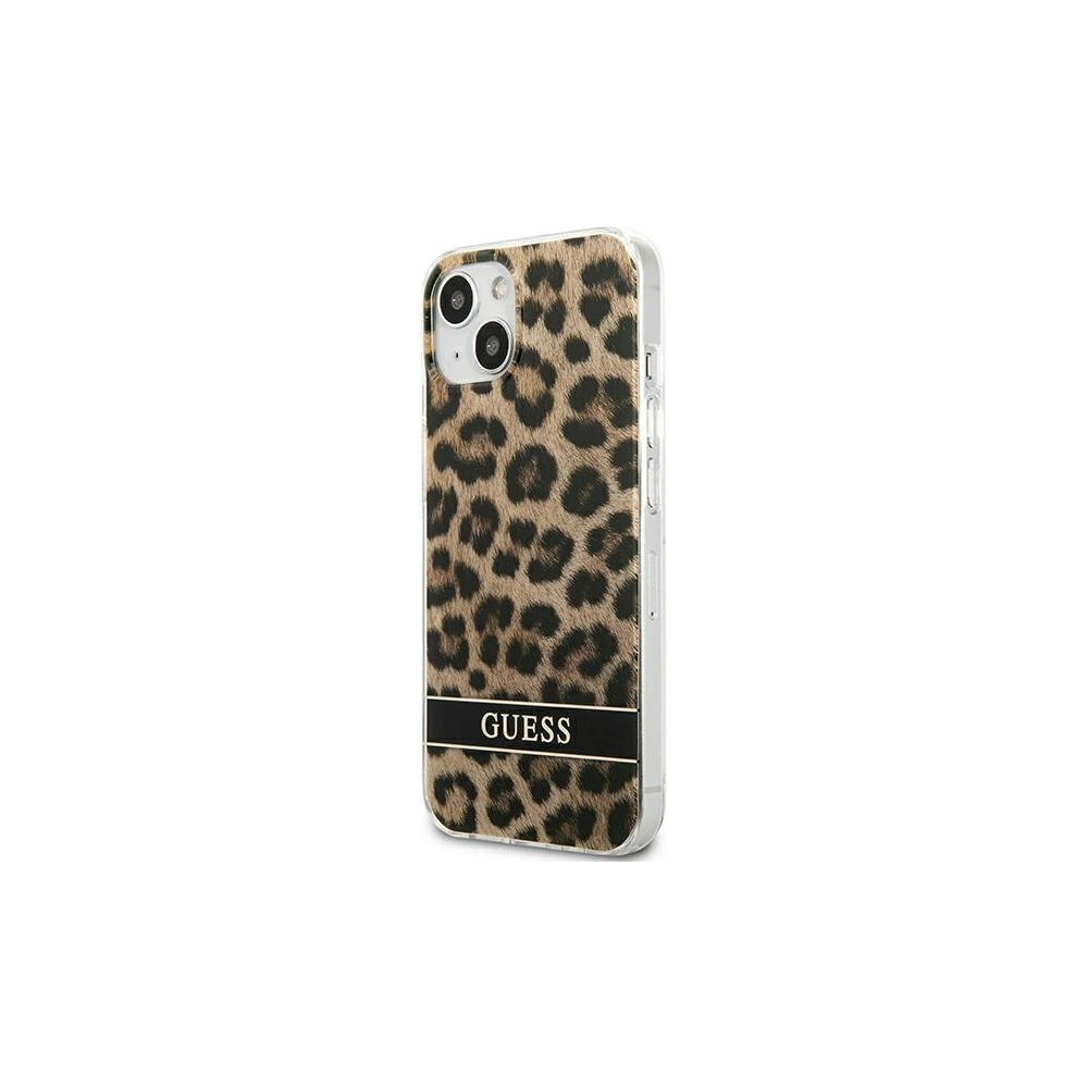 Hurtownia GSM - Etui Guess GUHCP13SHSLEOW Apple iPhone 13 mini hnědý/brown hardcase Leopard - GUE1778BR - {ean13} - Hurt