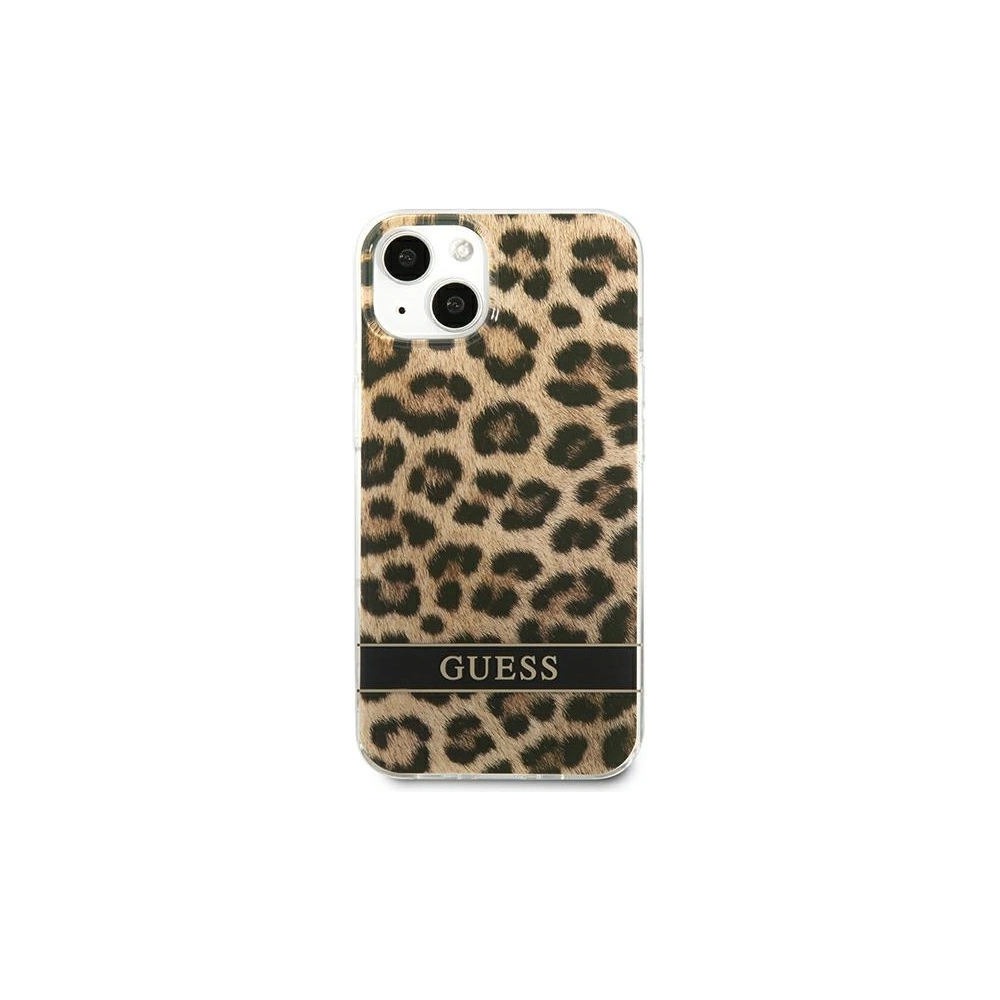 Hurtownia GSM - Etui Guess GUHCP13SHSLEOW Apple iPhone 13 mini hnědý/brown hardcase Leopard - GUE1778BR - {ean13} - Hurt
