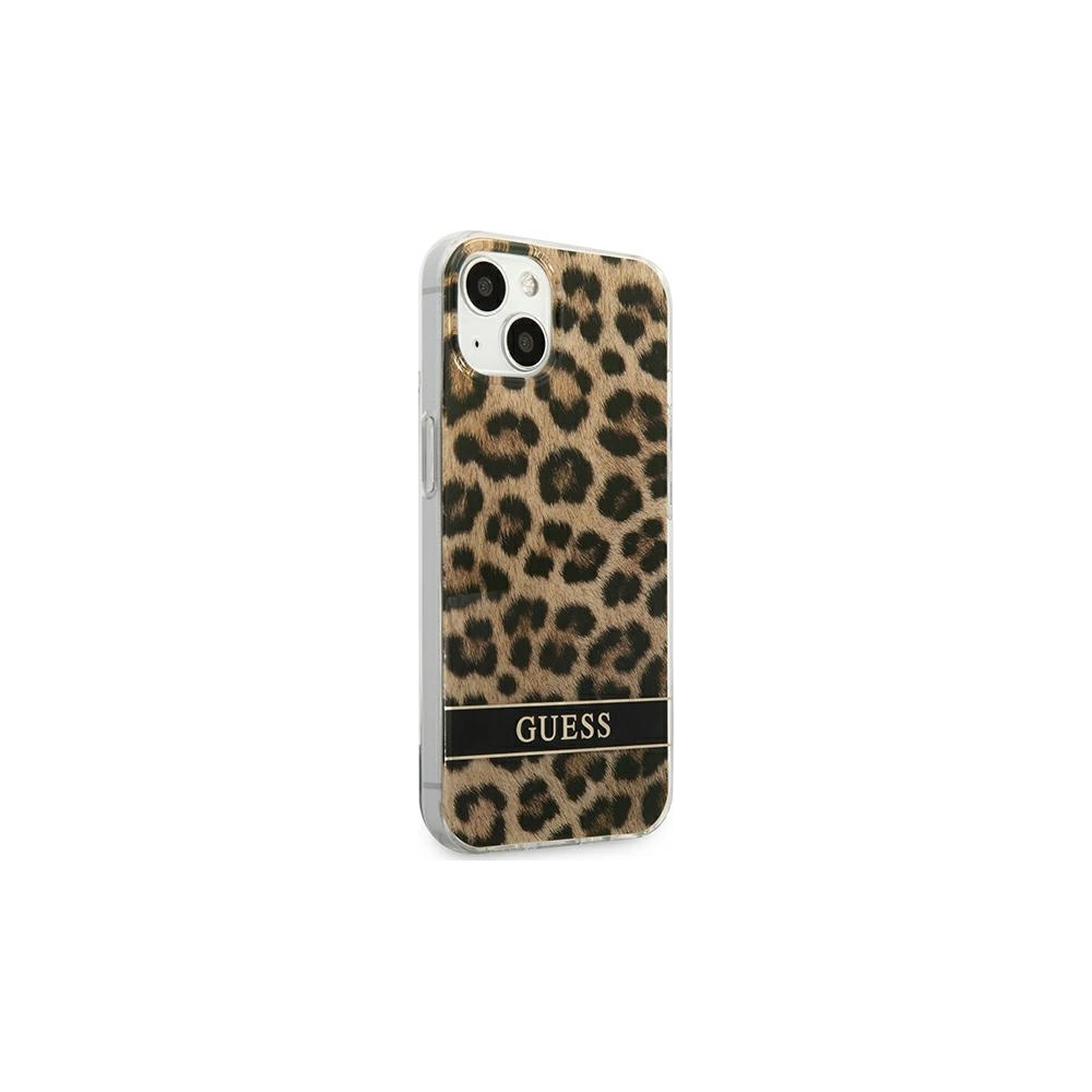 Hurtownia GSM - Etui Guess GUHCP13SHSLEOW Apple iPhone 13 mini hnědý/brown hardcase Leopard - GUE1778BR - {ean13} - Hurt