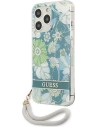 Hurtownia GSM - Etui Guess GUHCP13XHFLSN Apple iPhone 13 Pro Max zielony/green hardcase Flower Strap - GUE1781GRN - {ean13} - Hurt