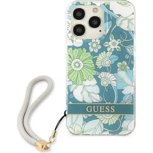 Hurtownia GSM - Etui Guess GUHCP13XHFLSN Apple iPhone 13 Pro Max zielony/green hardcase Flower Strap - GUE1781GRN - {ean13} - Hurt