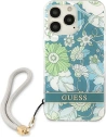 Hurtownia GSM - Etui Guess GUHCP13XHFLSN Apple iPhone 13 Pro Max zielony/green hardcase Flower Strap - GUE1781GRN - {ean13} - Hurt
