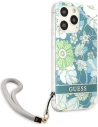 Hurtownia GSM - Etui Guess GUHCP13XHFLSN Apple iPhone 13 Pro Max zielony/green hardcase Flower Strap - GUE1781GRN - {ean13} - Hurt
