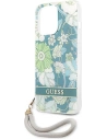 Hurtownia GSM - Etui Guess GUHCP13XHFLSN Apple iPhone 13 Pro Max zielony/green hardcase Flower Strap - GUE1781GRN - {ean13} - Hurt