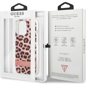 Hurtownia GSM - Etui Guess GUHCP13XHSLEOP Apple iPhone 13 Pro Max różowy/pink hardcase Leopard - GUE1783PNK - {ean13} - Hurt