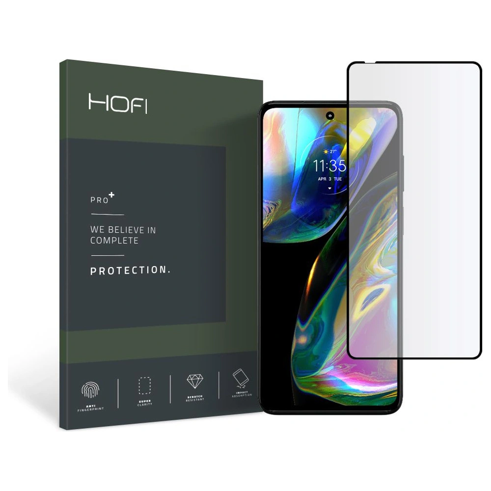 Wholesale Hofi Glass Pro+ Motorola Moto G52/G82 5G Black - HOFI235BLK - {ean13} - Hurt