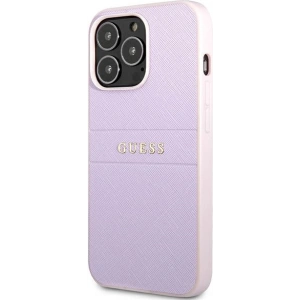Hurtownia GSM - Etui Guess GUHCP13XPSASBPU Apple iPhone 13 Pro Max fioletowy/purple hardcase Saffiano Stripe - GUE1785PRP - {ean13} - Hurt