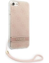 Hurtownia GSM - Etui Guess GUOHCI8H4STP Apple iPhone SE 2022/SE 2020/8/7 růžový/pink hardcase 4G Print Strap - GUE1786PNK - {ean13} - Hurt