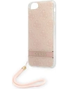 Hurtownia GSM - Etui Guess GUOHCI8H4STP Apple iPhone SE 2022/SE 2020/8/7 růžový/pink hardcase 4G Print Strap - GUE1786PNK - {ean13} - Hurt