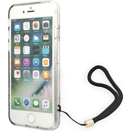 Etui Guess GUOHCI8H4STW Apple iPhone SE 2022/SE 2020/8/7 brązowy/brown hardcase 4G Print Strap