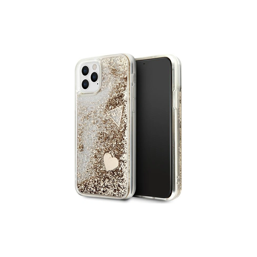 Hurtownia GSM - Etui Guess GUOHCN58GLHFLGO Apple iPhone 11 Pro zlatý/hardcase Glitter Charms - GUE1788GLD - {ean13} - Hurt