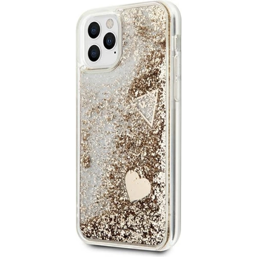 Etui Guess GUOHCN58GLHFLGO Apple iPhone 11 Pro gold/złoty hardcase Glitter Charms