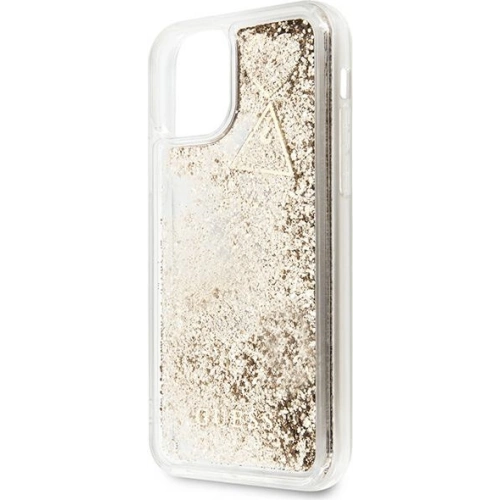 Etui Guess GUOHCN58GLHFLGO Apple iPhone 11 Pro gold/złoty hardcase Glitter Charms