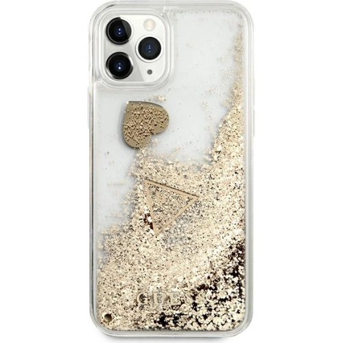 Etui Guess GUOHCN58GLHFLGO Apple iPhone 11 Pro gold/złoty hardcase Glitter Charms