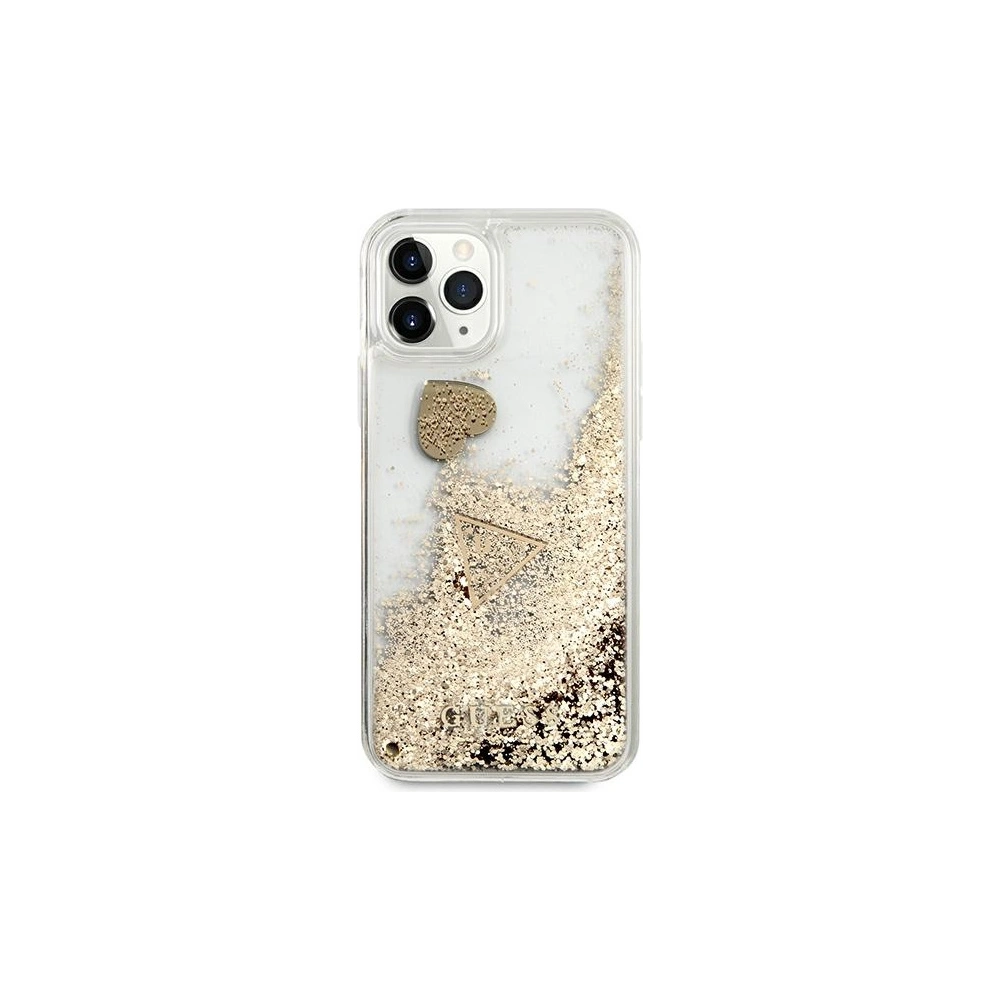 Hurtownia GSM - Etui Guess GUOHCN58GLHFLGO Apple iPhone 11 Pro zlatý/hardcase Glitter Charms - GUE1788GLD - {ean13} - Hurt