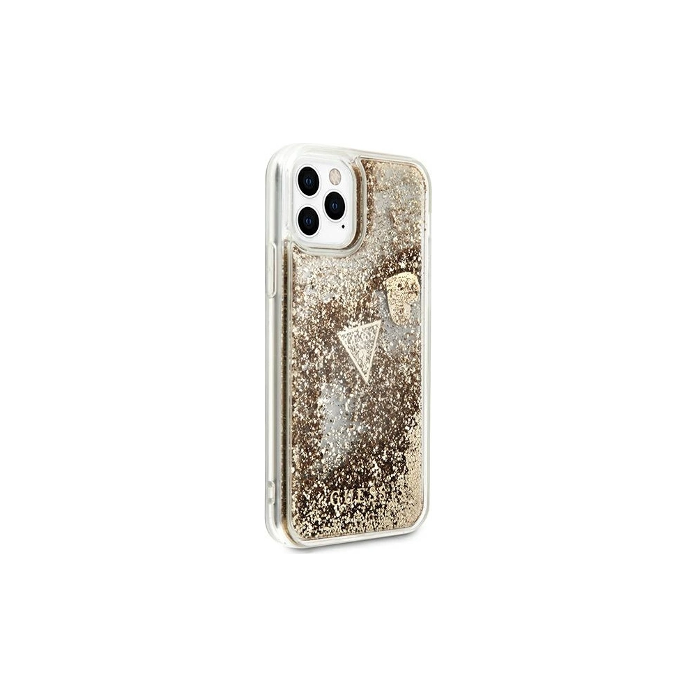 Hurtownia GSM - Etui Guess GUOHCN58GLHFLGO Apple iPhone 11 Pro zlatý/hardcase Glitter Charms - GUE1788GLD - {ean13} - Hurt