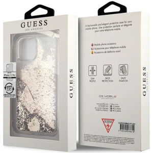 Hurtownia GSM - Etui Guess GUOHCN58GLHFLGO Apple iPhone 11 Pro zlatý/hardcase Glitter Charms - GUE1788GLD - {ean13} - Hurt
