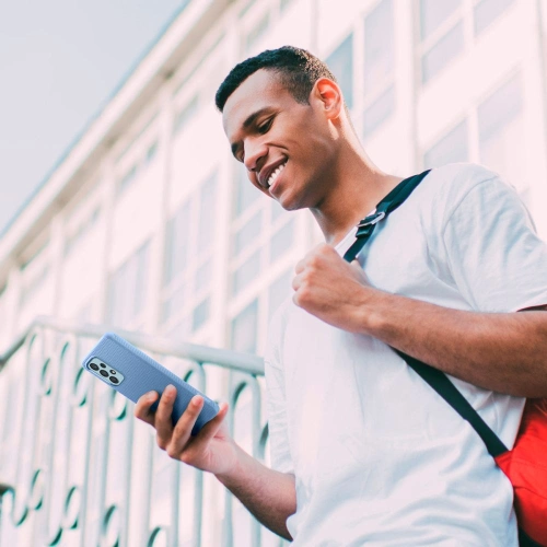 Etui Spigen Liquid Air Samsung Galaxy A33 5G Cream Blue