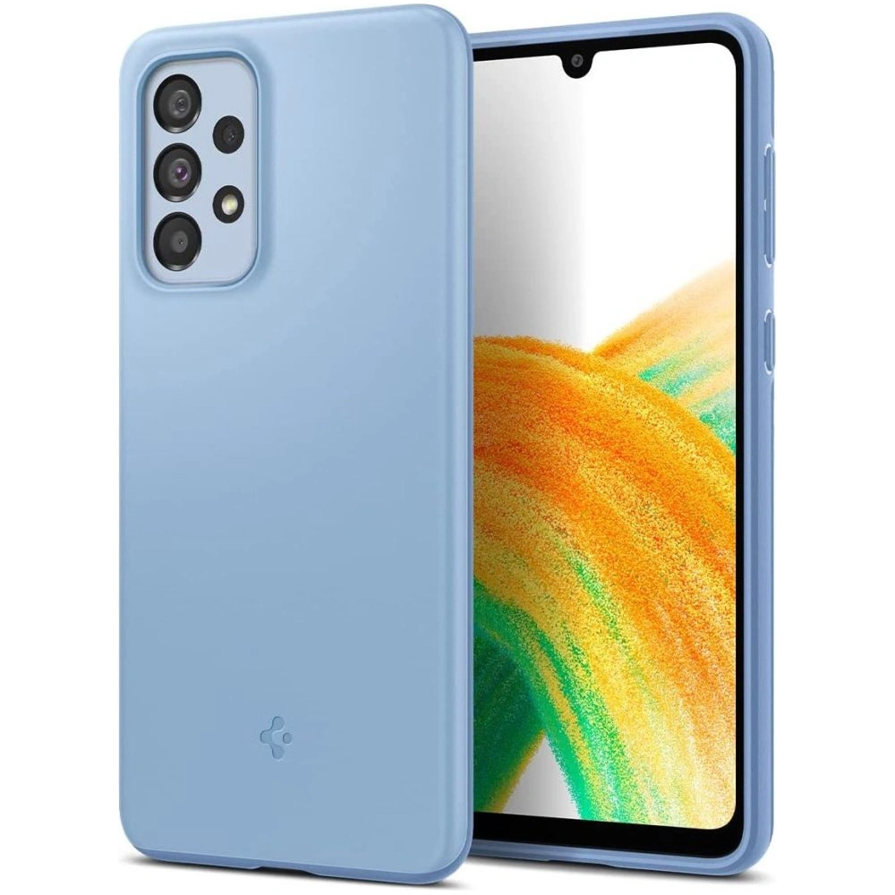 Hurtownia GSM - Etui Spigen Thin Fit Samsung Galaxy A33 5G krémově modrá - SPN2253CREBLU - {ean13} - Hurt