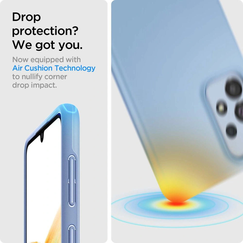 Hurtownia GSM - Etui Spigen Thin Fit Samsung Galaxy A33 5G krémově modrá - SPN2253CREBLU - {ean13} - Hurt