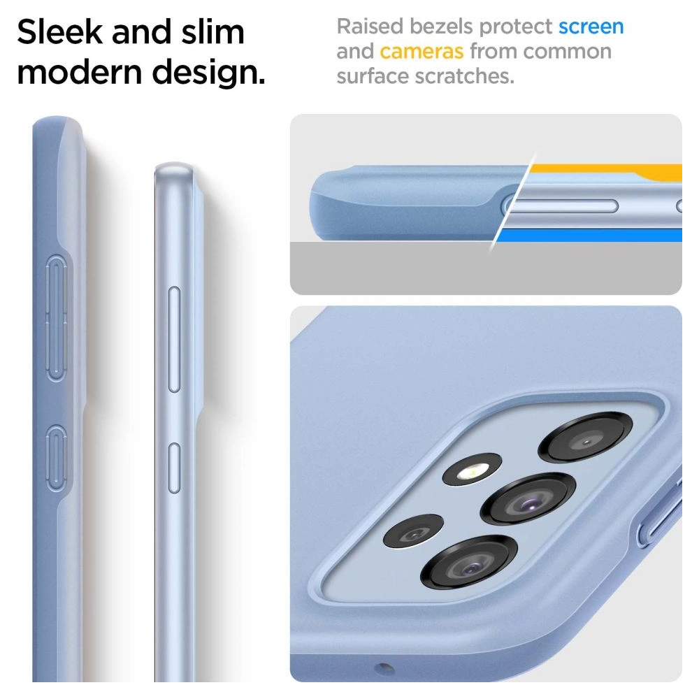 Hurtownia GSM - Etui Spigen Thin Fit Samsung Galaxy A33 5G krémově modrá - SPN2253CREBLU - {ean13} - Hurt