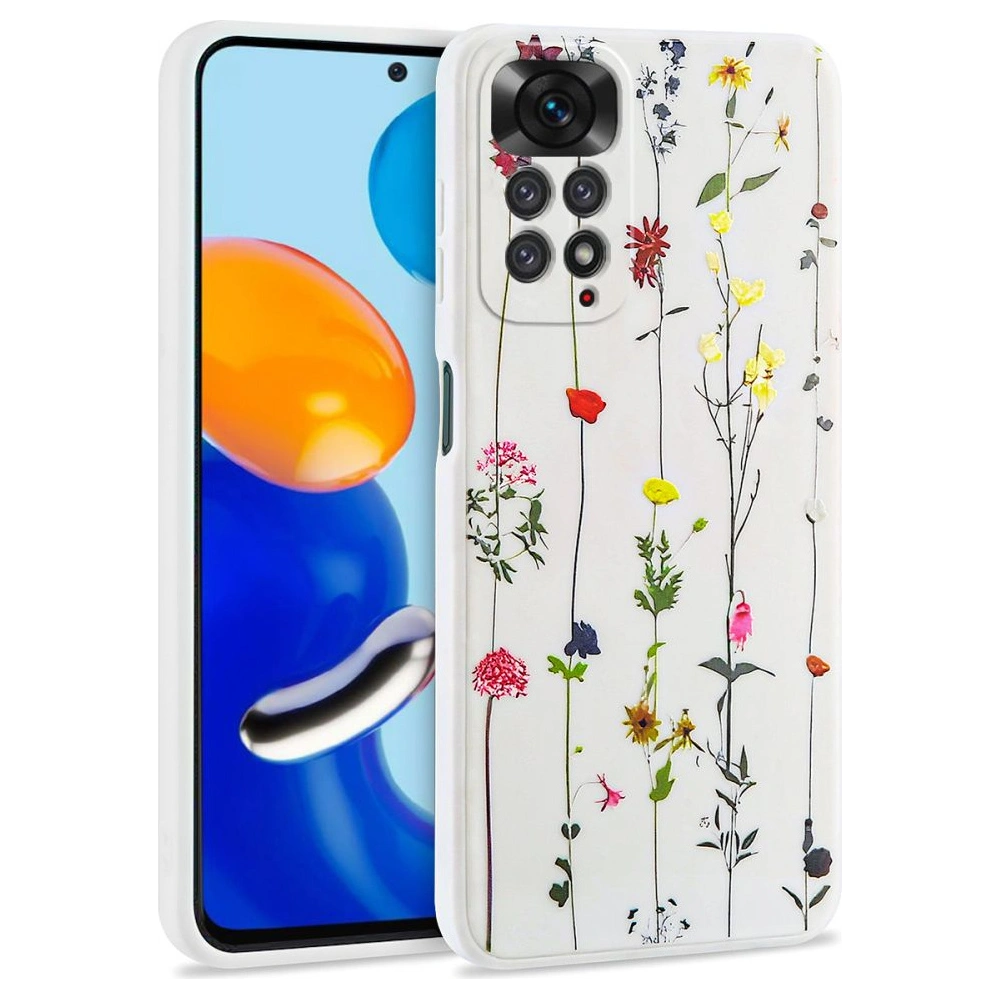 Hurtownia GSM - Etui Tech-Protect Mood Redmi Note 11/11S Garden White - THP1070GARWHT - {ean13} - Hurt