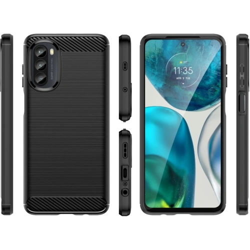 Etui Tech-Protect TPUCarbon Motorola Moto G52/G82 5G Black