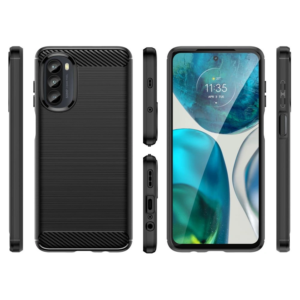 Hurtownia GSM - Etui Tech-Protect TPUCarbon Motorola Moto G52/G82 5G Černé - THP1072BLK - {ean13} - Hurt