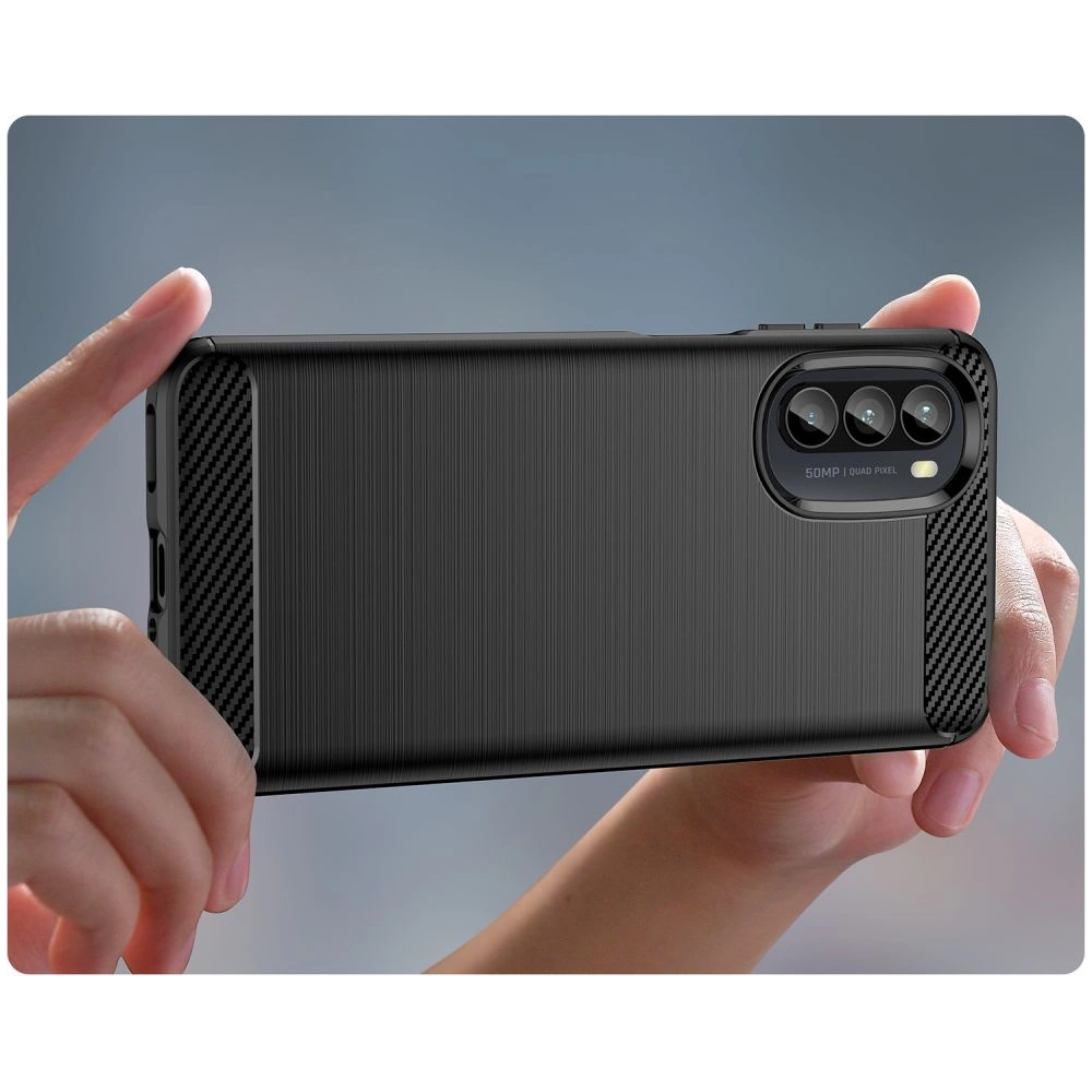 Hurtownia GSM - Etui Tech-Protect TPUCarbon Motorola Moto G52/G82 5G Černé - THP1072BLK - {ean13} - Hurt