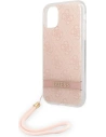 Hurtownia GSM - Etui Guess GUOHCN61H4STP Apple iPhone 11 różowy/pink hardcase 4G Print Strap - GUE1789PNK - {ean13} - Hurt