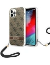 Hurtownia GSM - Etui Guess GUOHCP12MH4STW Apple iPhone 12/12 Pro hnědý/brown hardcase 4G Print Strap - GUE1793BR - {ean13} - Hurt