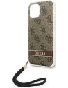 Hurtownia GSM - Case Guess GUOHCP12MH4STW Apple iPhone 12/12 Pro braun/brown hardcase 4G Print Strap - GUE1793BR - {ean13} - Hurt