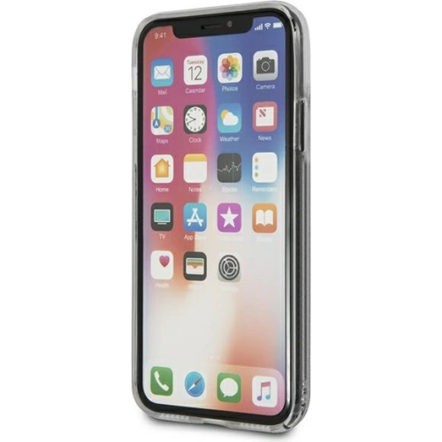 Etui Guess GUOHCPXGLHFLGO Apple iPhone XS/X gold/złoty hard case Glitter Charms