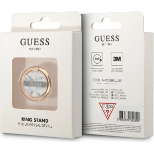 Hurtownia GSM - Uchwyt na palec Guess Ring stand GURSHCHMAG biały/white Marble - GUE1795WHT - {ean13} - Hurt