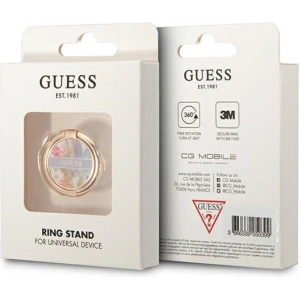 Hurtownia GSM - Uchwyt na palec Guess Ring stand GURSHCHMAU fialový/purple Flower - GUE1797PRP - {ean13} - Hurt