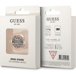 Hurtownia GSM - Uchwyt na palec Guess Ring stand GURSHCLEOW hnědý/brown Leopard - GUE1799BR - {ean13} - Hurt