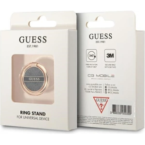 Hurtownia GSM - Uchwyt na palec Guess Ring stand GURSHG4SK černý/black 4G - GUE1800BLK - {ean13} - Hurt