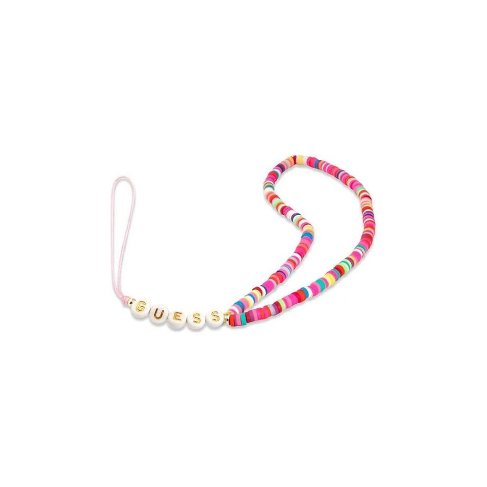 Hurtownia GSM - Závěs Guess GUSTGMPP Phone Strap vícebarevný růžový/multicolor pink Heishi Beads - GUE1806MULPNK - {ean13} - Hurt