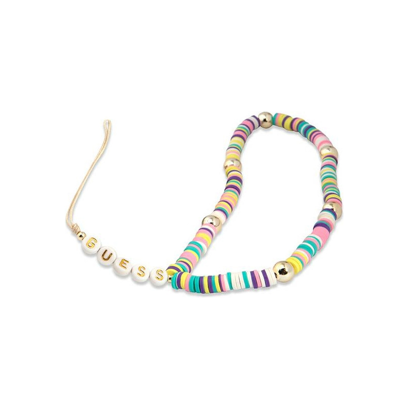 Guess Distributor - 3666339048372 - GUE1807MUL - Guess GUSTPEAM Phone Strap multicolor Heishi Beads - B2B homescreen