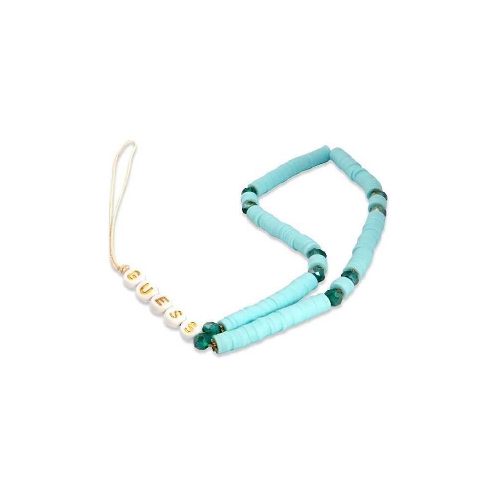 Wholesale Guess GUSTPEARP Phone Strap blue Heishi Beads - GUE1808BLU - {ean13} - Hurt