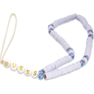 Zawieszka Guess GUSTPEARU Phone Strap lilak/lilac Heishi Beads