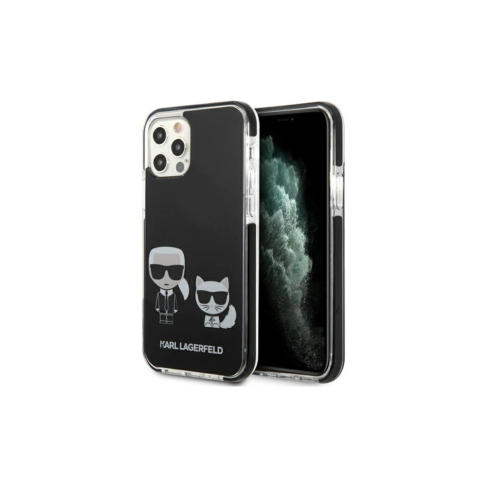 Hurtownia GSM - Etui Karl Lagerfeld KLHCP12MTPEKCK Apple iPhone 12/12 Pro hardcase černý/black Karl&Choupette - KLD943BLK - {ean13} - Hurt