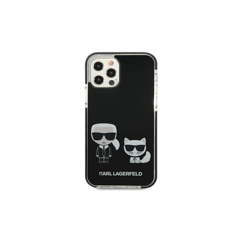 Hurtownia GSM - Etui Karl Lagerfeld KLHCP12MTPEKCK Apple iPhone 12/12 Pro hardcase černý/black Karl&Choupette - KLD943BLK - {ean13} - Hurt