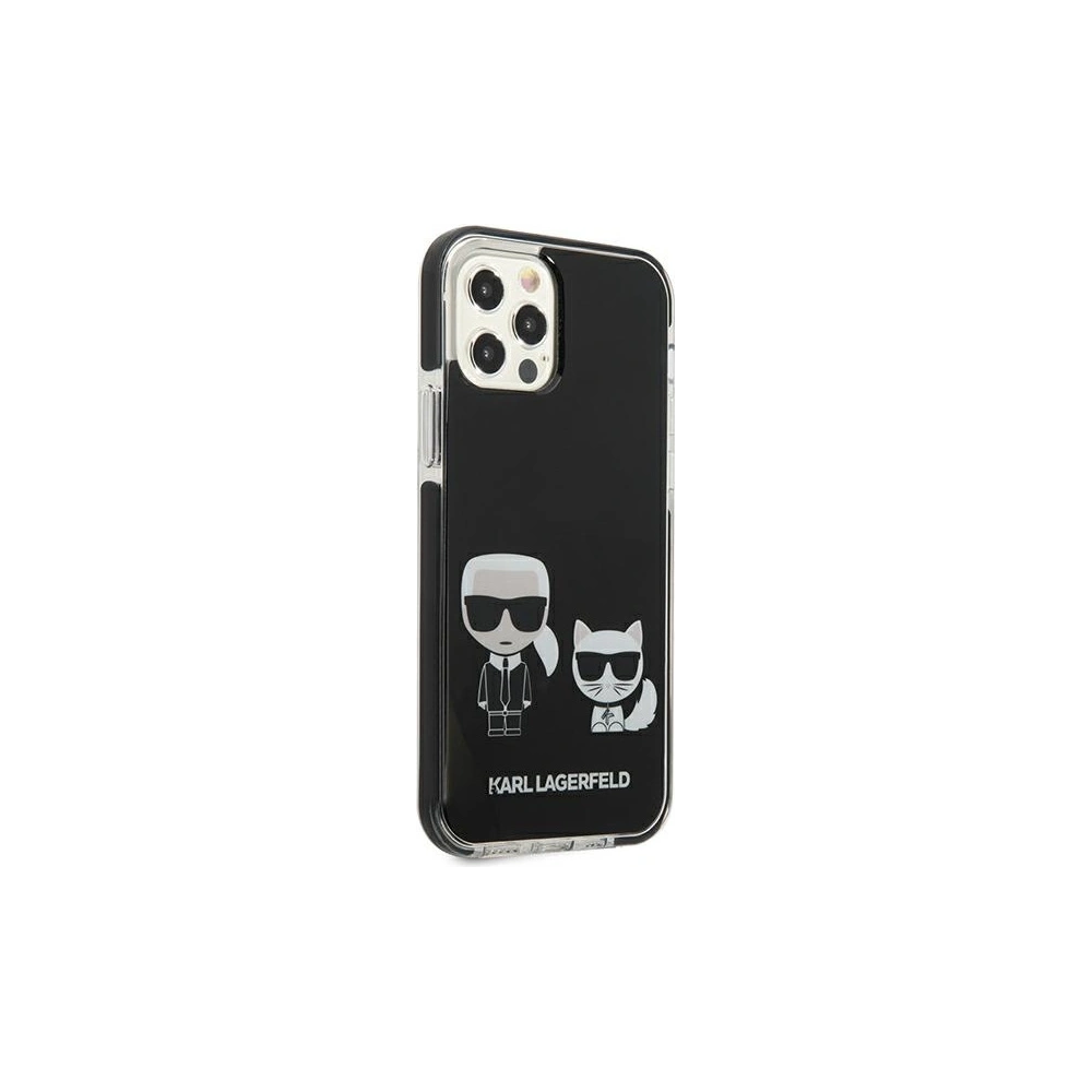 Hurtownia GSM - Etui Karl Lagerfeld KLHCP12MTPEKCK Apple iPhone 12/12 Pro hardcase černý/black Karl&Choupette - KLD943BLK - {ean13} - Hurt