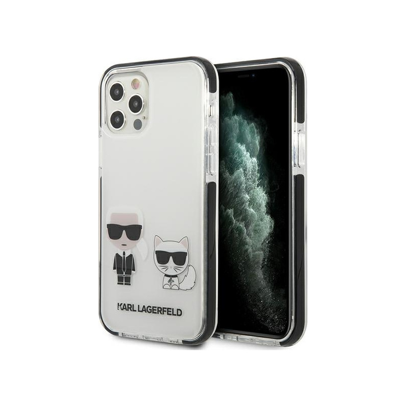 Karl Lagerfeld Distributor - 3666339049973 - KLD944WHT - Karl Lagerfeld KLHCP12MTPEKCW Apple iPhone 12/12 Pro hardcase white Karl&Choupette - B2B homescreen