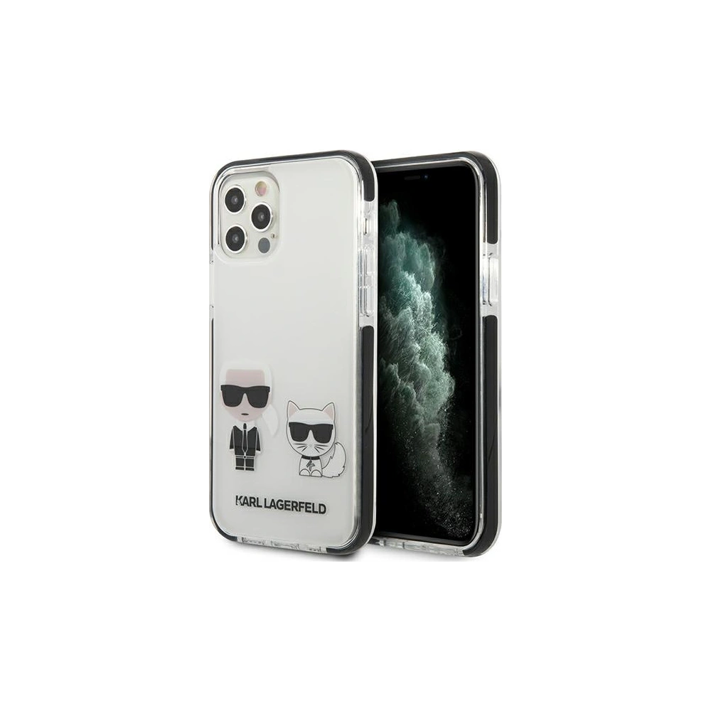 Hurtownia GSM - Etui Karl Lagerfeld KLHCP12MTPEKCW Apple iPhone 12/12 Pro hardcase biały/white Karl&Choupette - KLD944WHT - {ean13} - Hurt